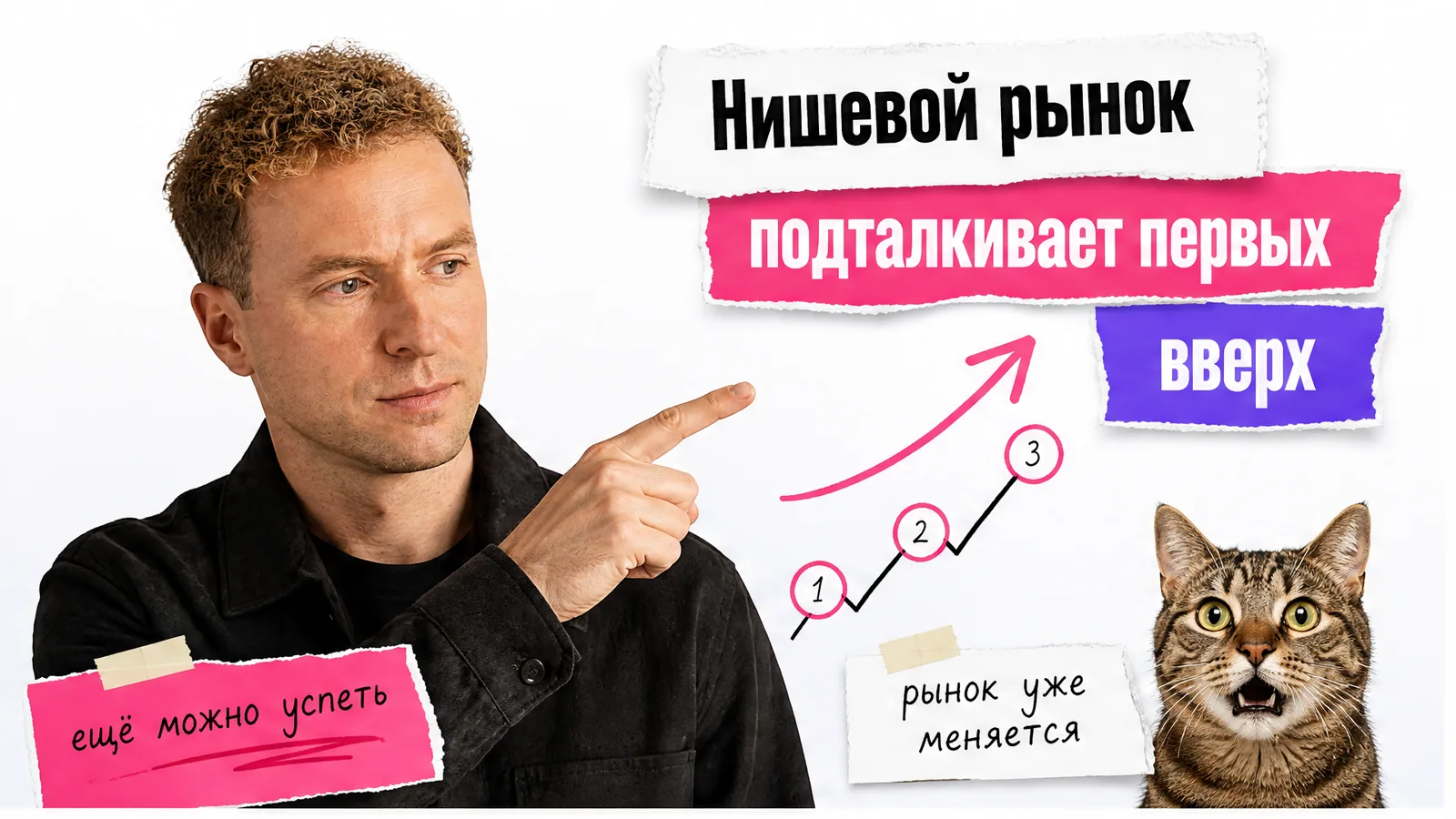 Нишевой рынок сам подталкивает первых игроков вверх