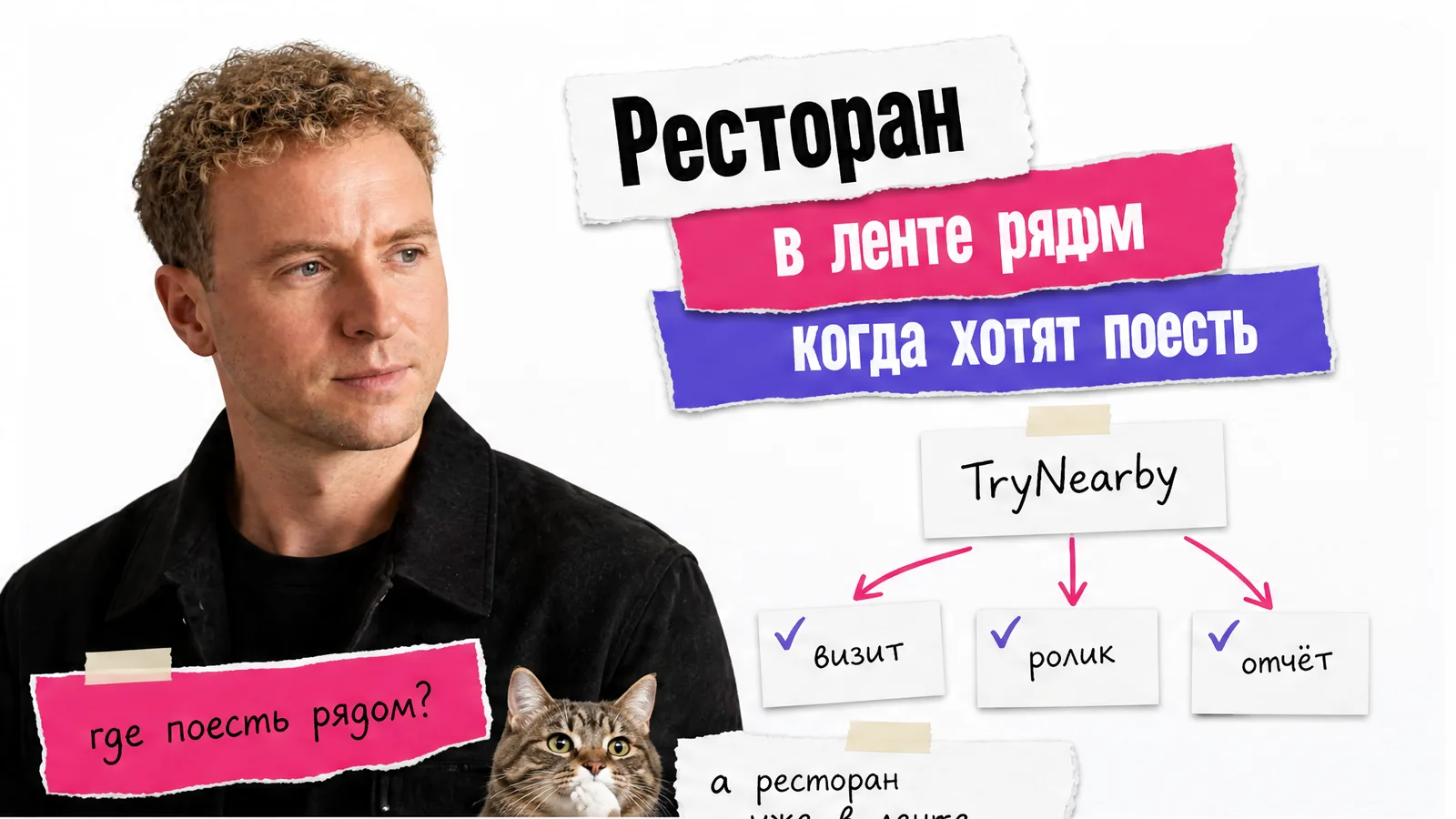 Ресторан появляется в ленте именно тогда, когда рядом хотят поесть